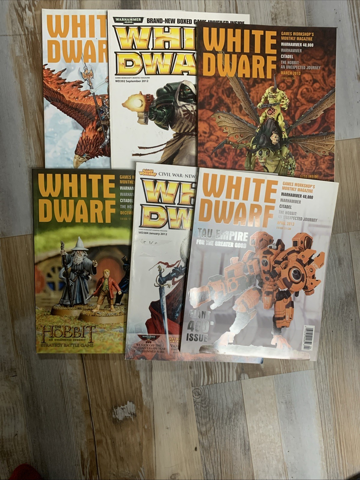 Lot Of 6 Magazines—White Dwarf (Trade Paperback)