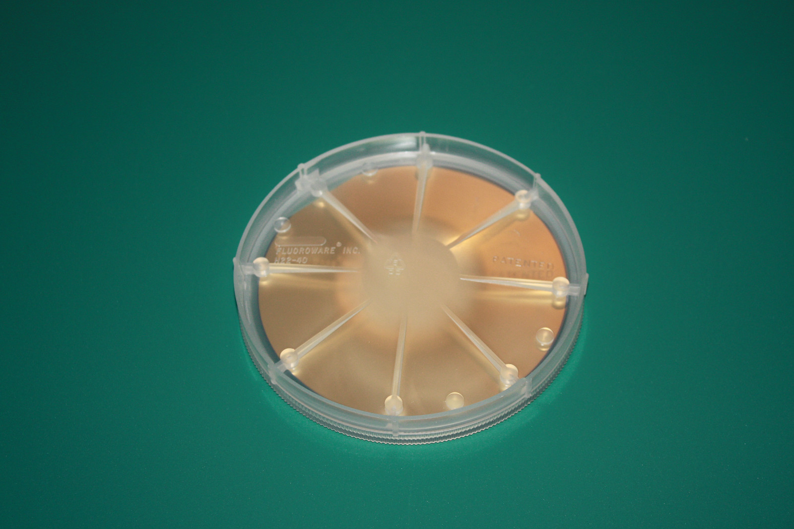 4” Silicon wafer with evaporated gold