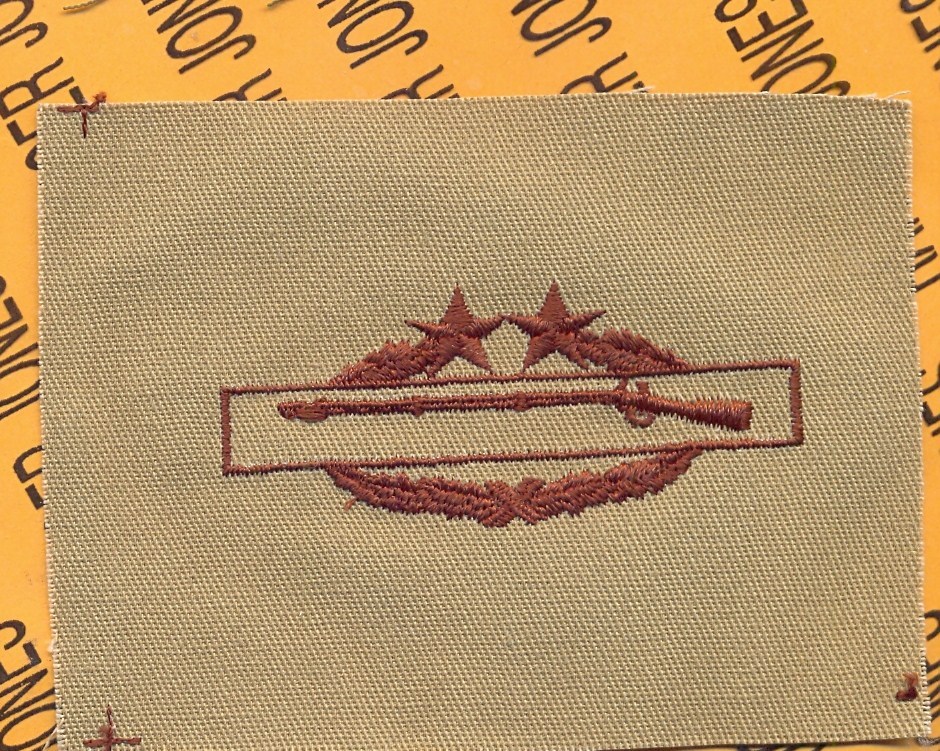 US Army CIB Combat Infantrymans Badge 3rd Award Desert DCU cloth patch