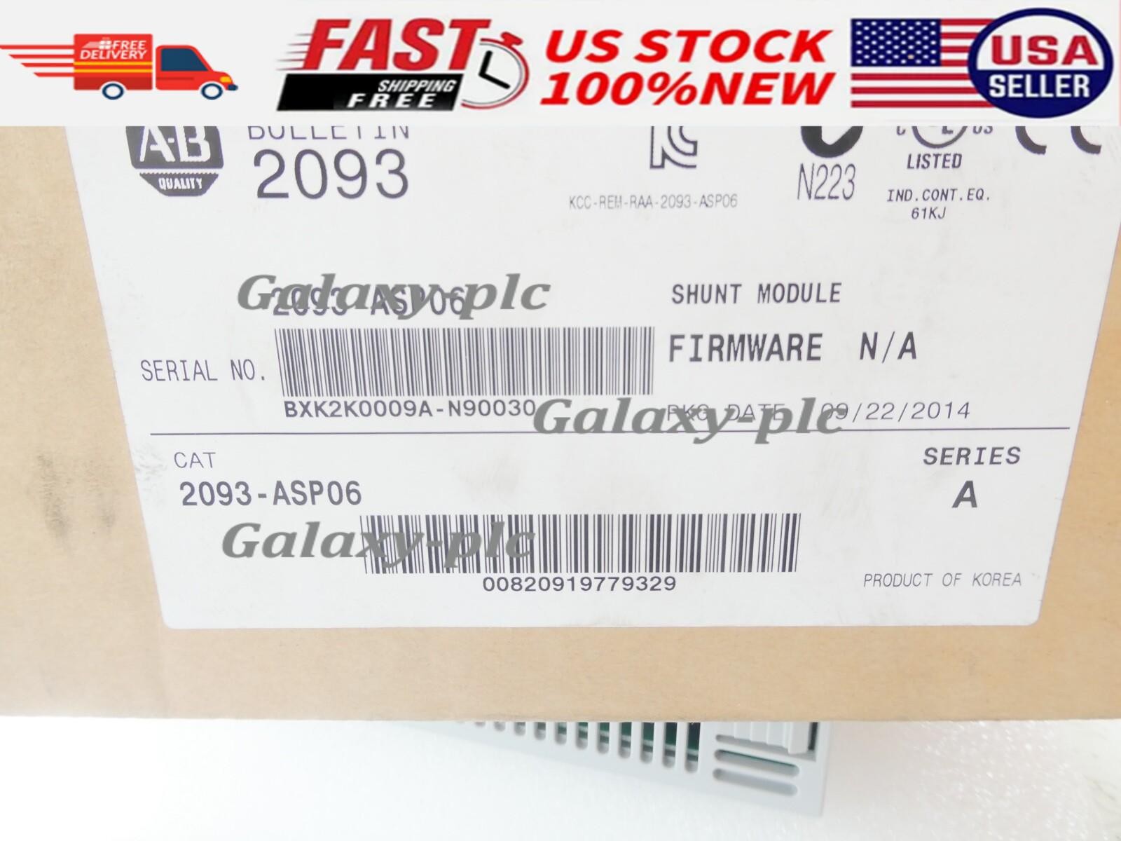 New AB 2093-ASP06 Free Shipping New in Box New Factory Sealed PLC US
