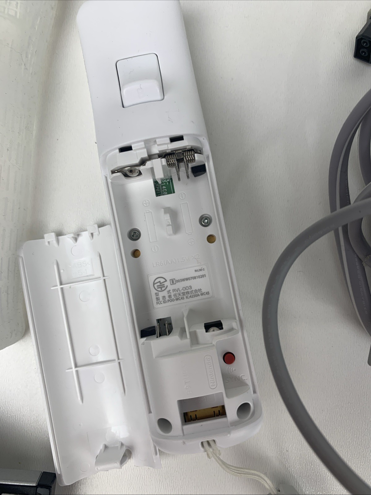 Lot of Nintendo Wii Accessories - Controllers Sensor Bars Power Cable- See Photo