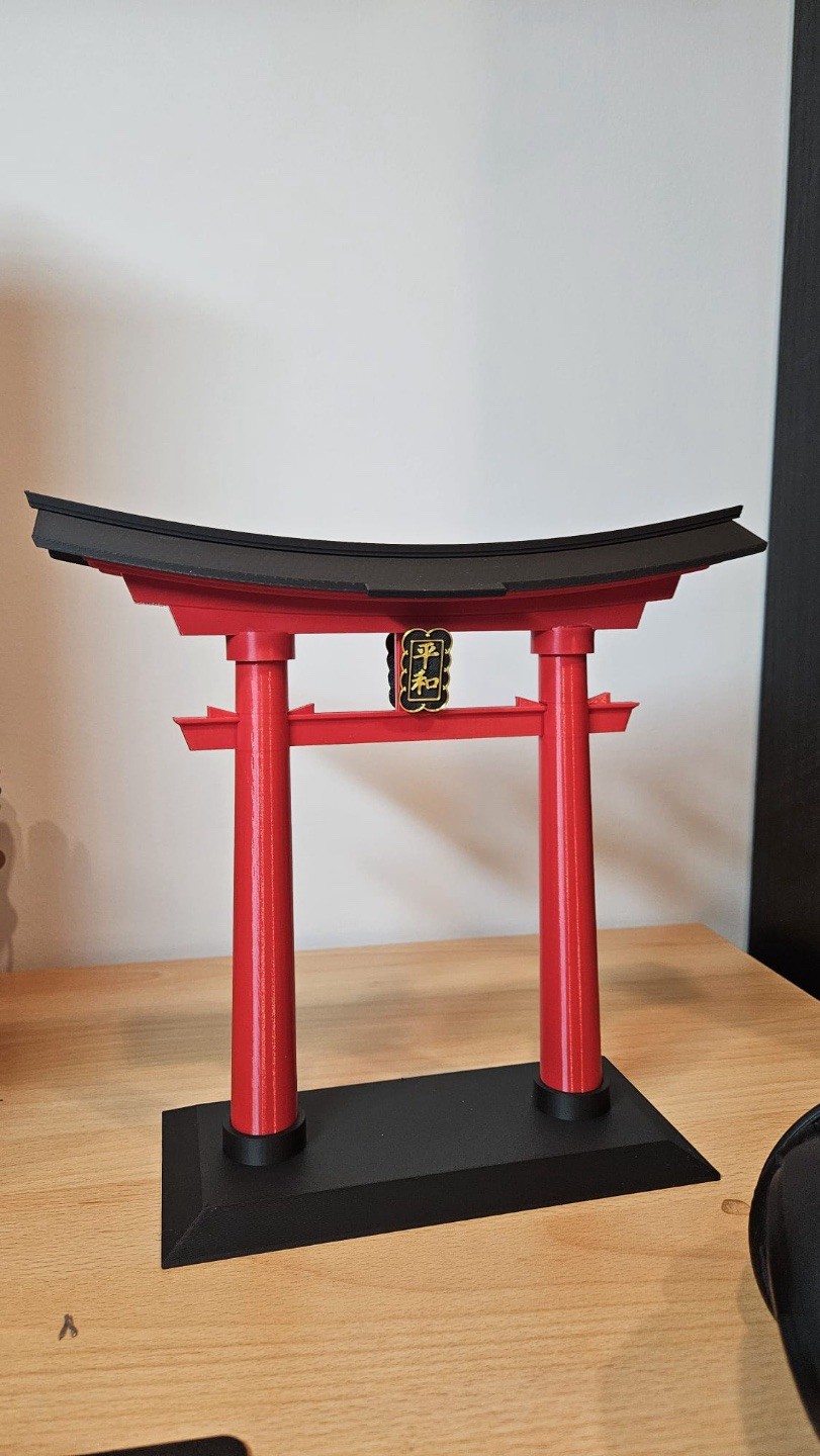 Torii Gate Headset Stand: Japanese-Inspired 3D Printed Gaming Accessory