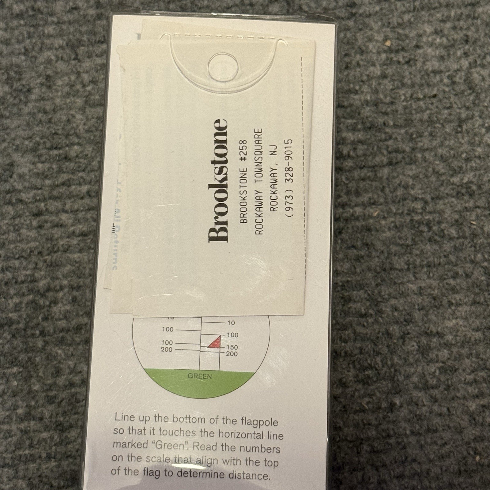 Brookstone Golf Scrope 10x25mm With Original Box