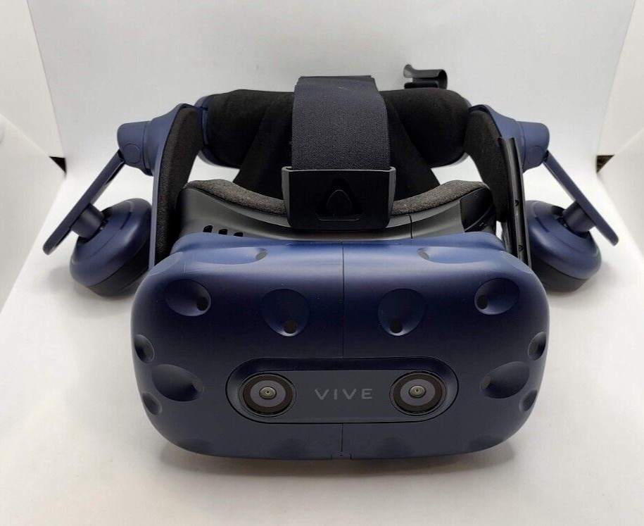 🔥 HTC Vive Pro 🔥 HMD OLED Virtual Reality VR Headset only Cleaned & Sanitized