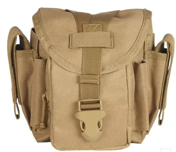 MOLLE Coyote Dump Pouch, Canteen Cover, Utlity Pouch,Coyote Tan