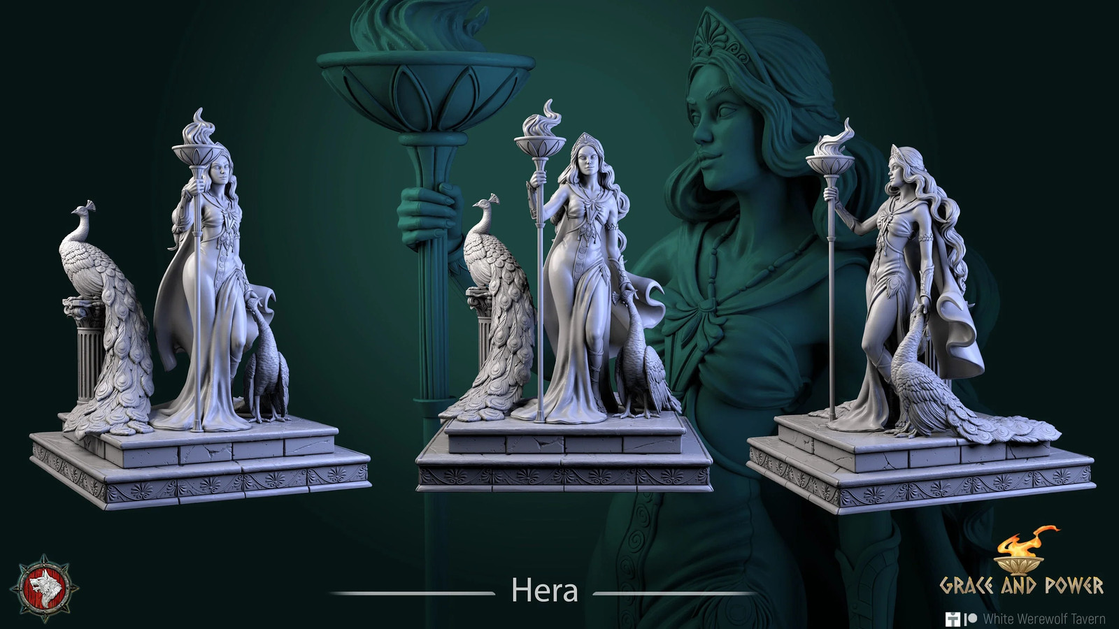 Hera - 32-75mm Grace And Power - Resin Tabletop Miniature