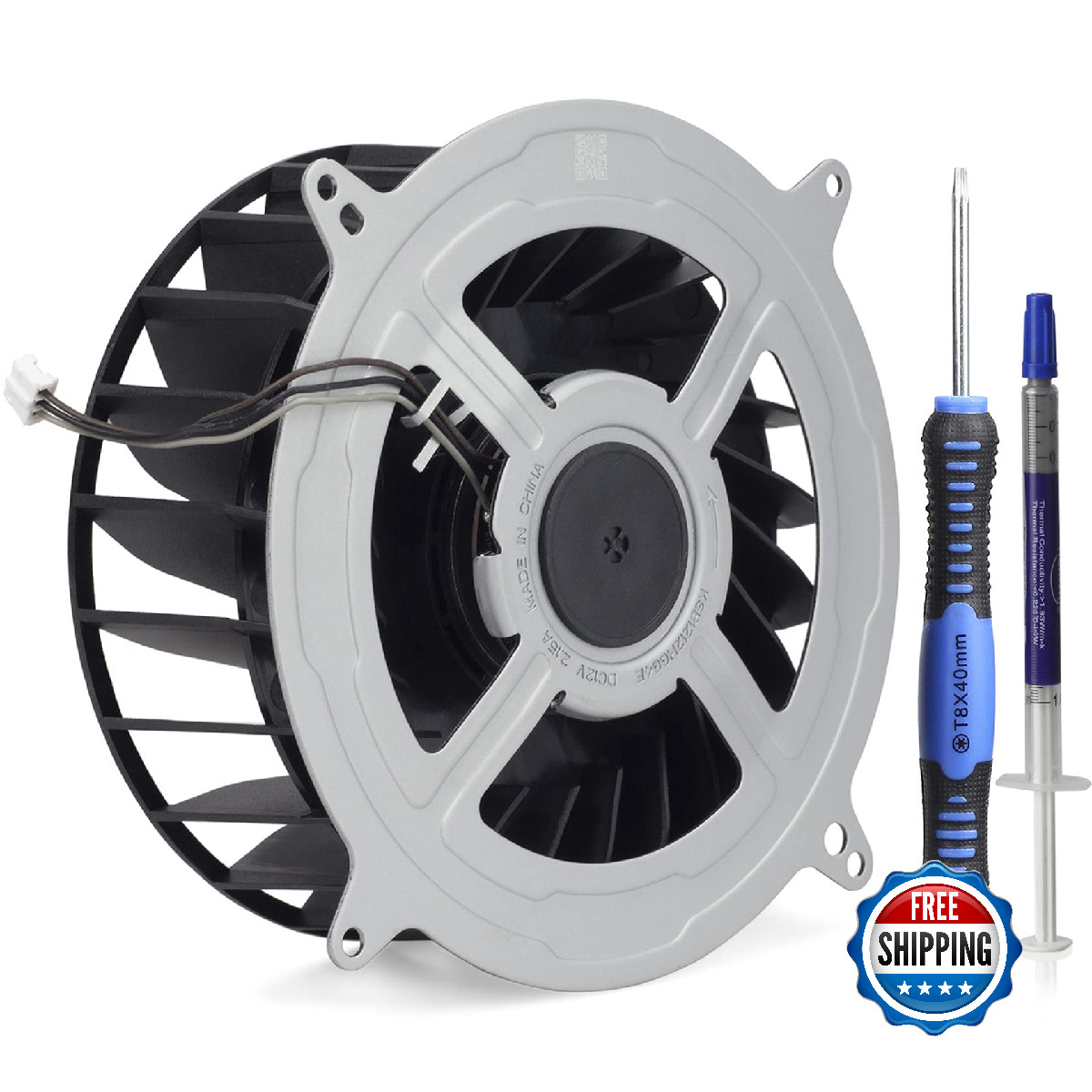 Gorliskl Internal Cooling Fan Replacement for Sony PlayStation 5 PS5 Series,New
