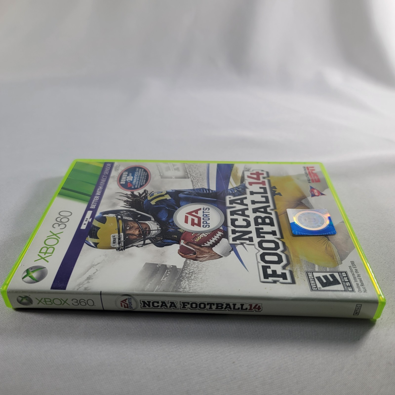 Xbox 360 NCAA Football 14 Case Replacement- Empty