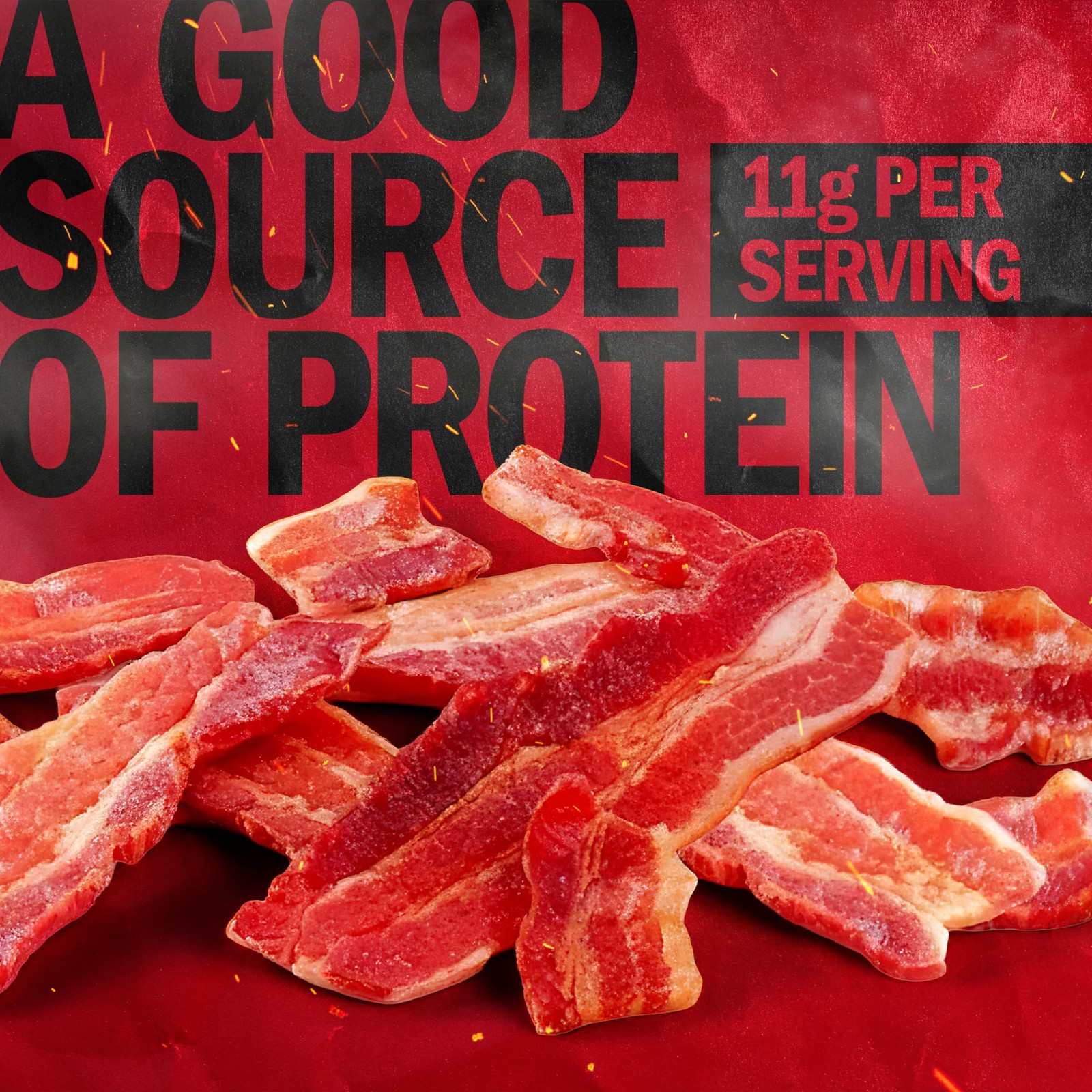 Jack Link's Bacon Jerky, Hickory Smoked - Flavorful 2.5 Ounce (Pack of 1)