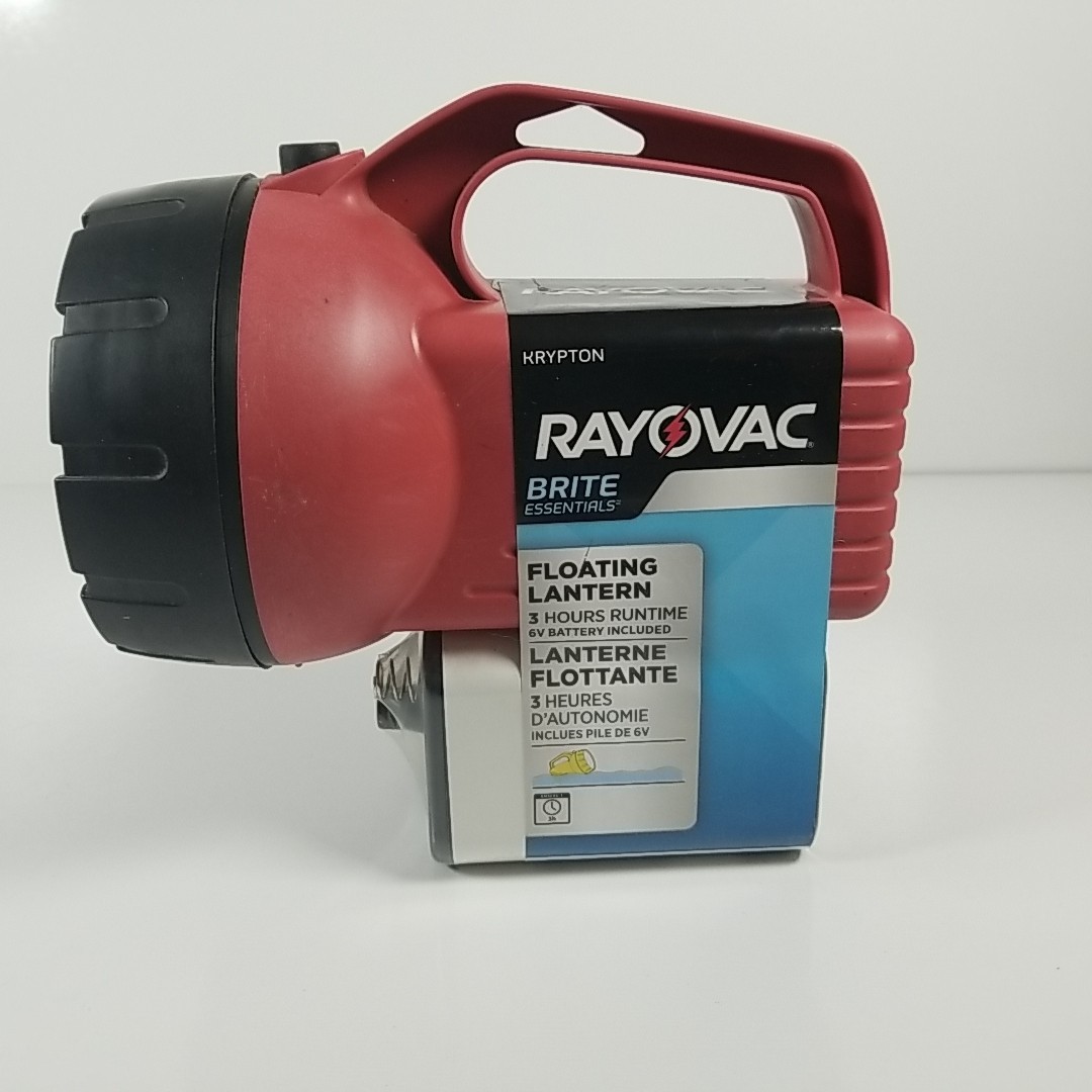 NIP Rayovac Brite Essentials FloatIng Lantern 6-Volt 35 lumens 120hr Runtime
