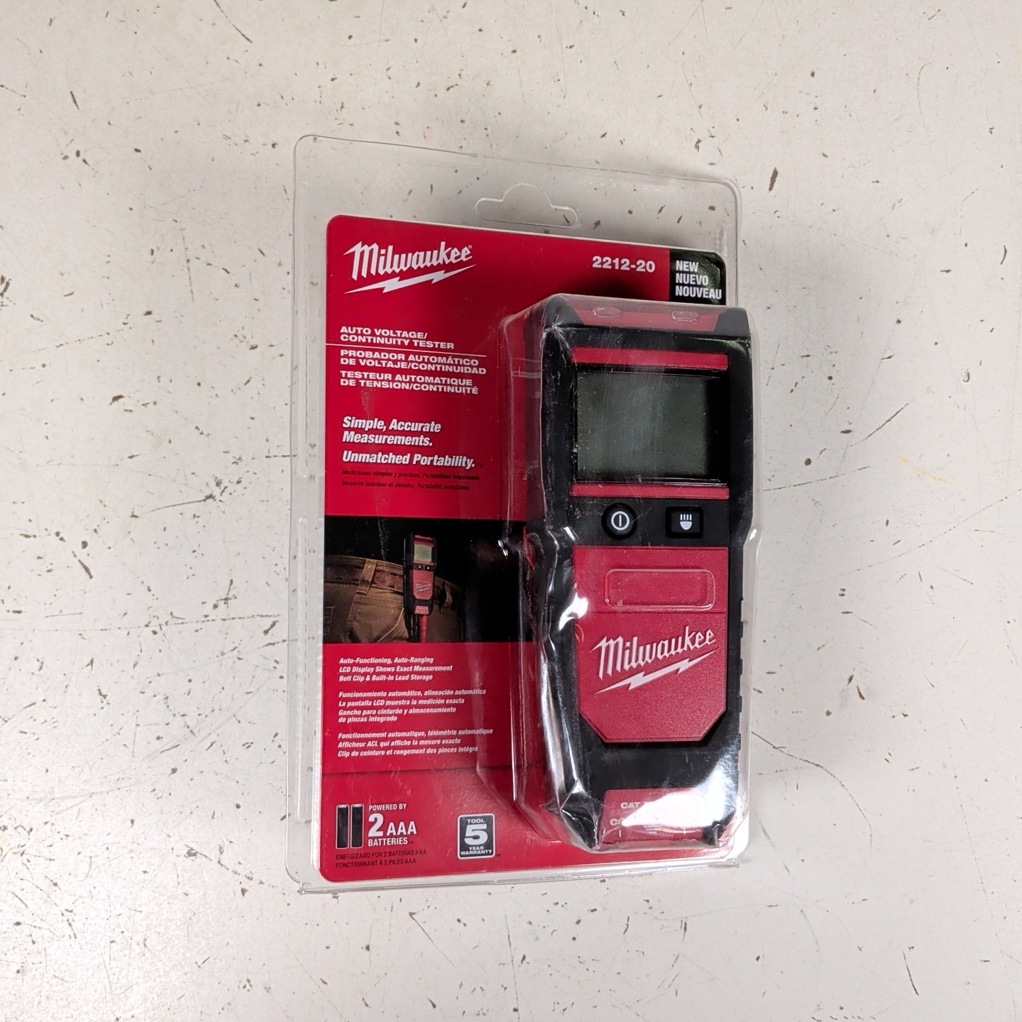 Milwaukee 2212-20 600V Auto Function Voltage/Continuity Tester