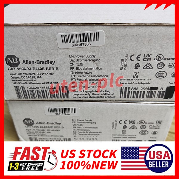 Brand ALLEN BRADLEY Free Shipping POWER SUPPLY UNIT 1606-XLE240E