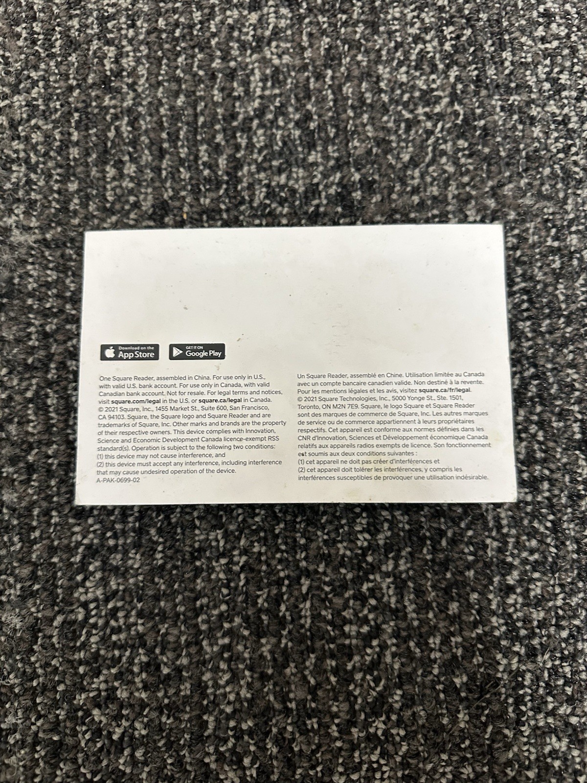 Square Credit Card Reader for Apple and Android