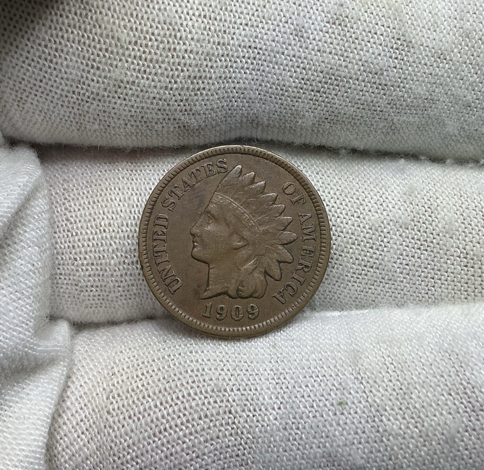 1909 Indian Head Cent Fine F411
