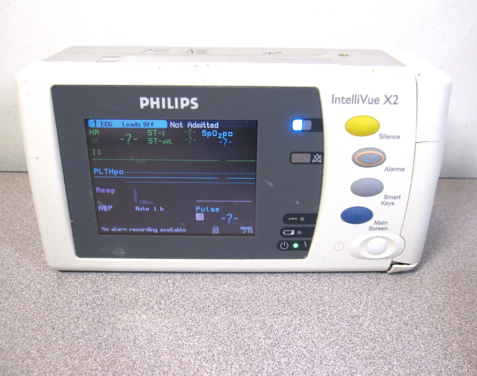 Philips INTELLIVUE X2 MMS M3002A Monitor/Masimo Set FAST EASI 12XL Biomed Tested