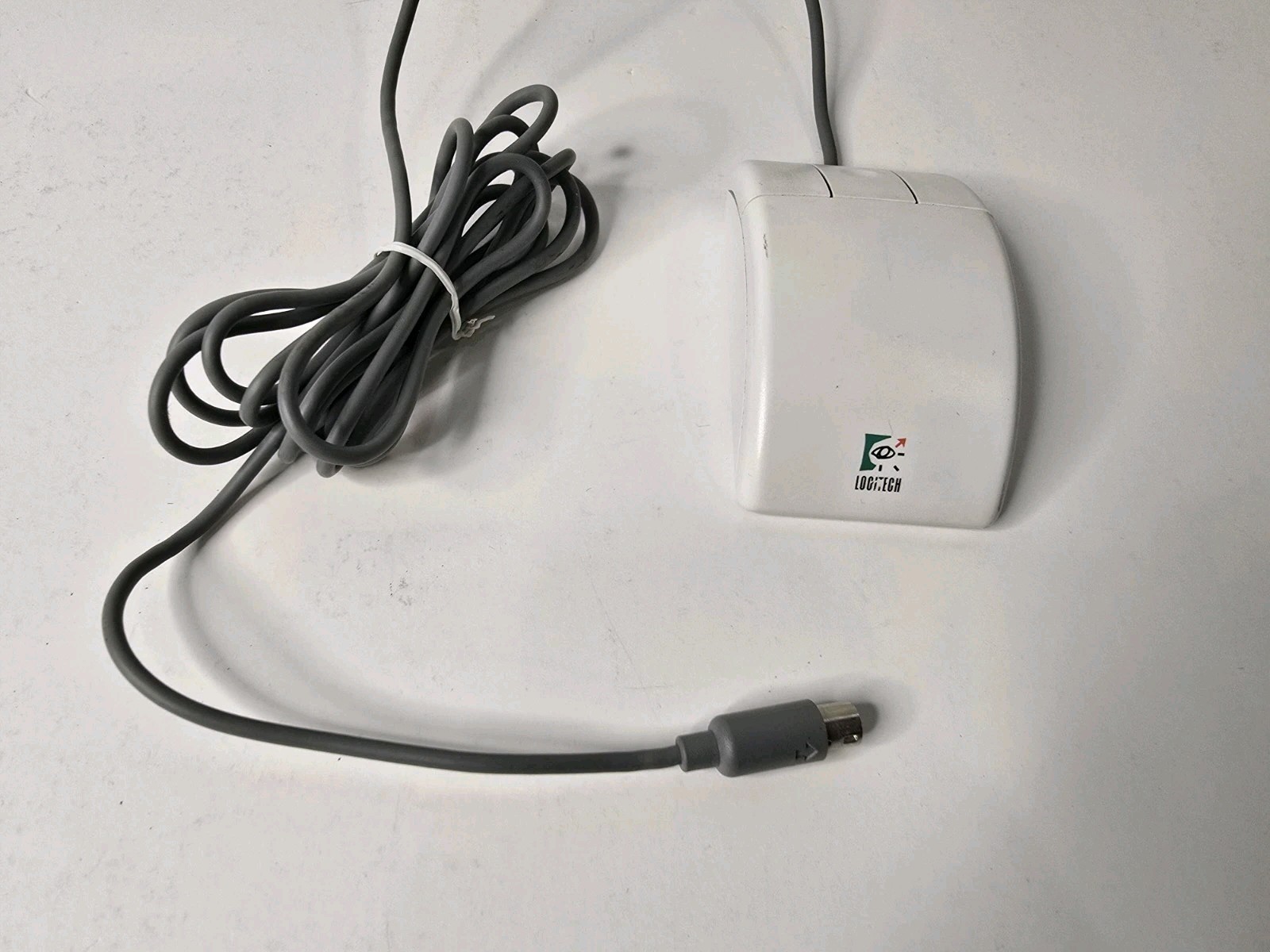 Vintage Logitech Serial Mouse CA-93-6MD 3 button | Missing Ball And Cover