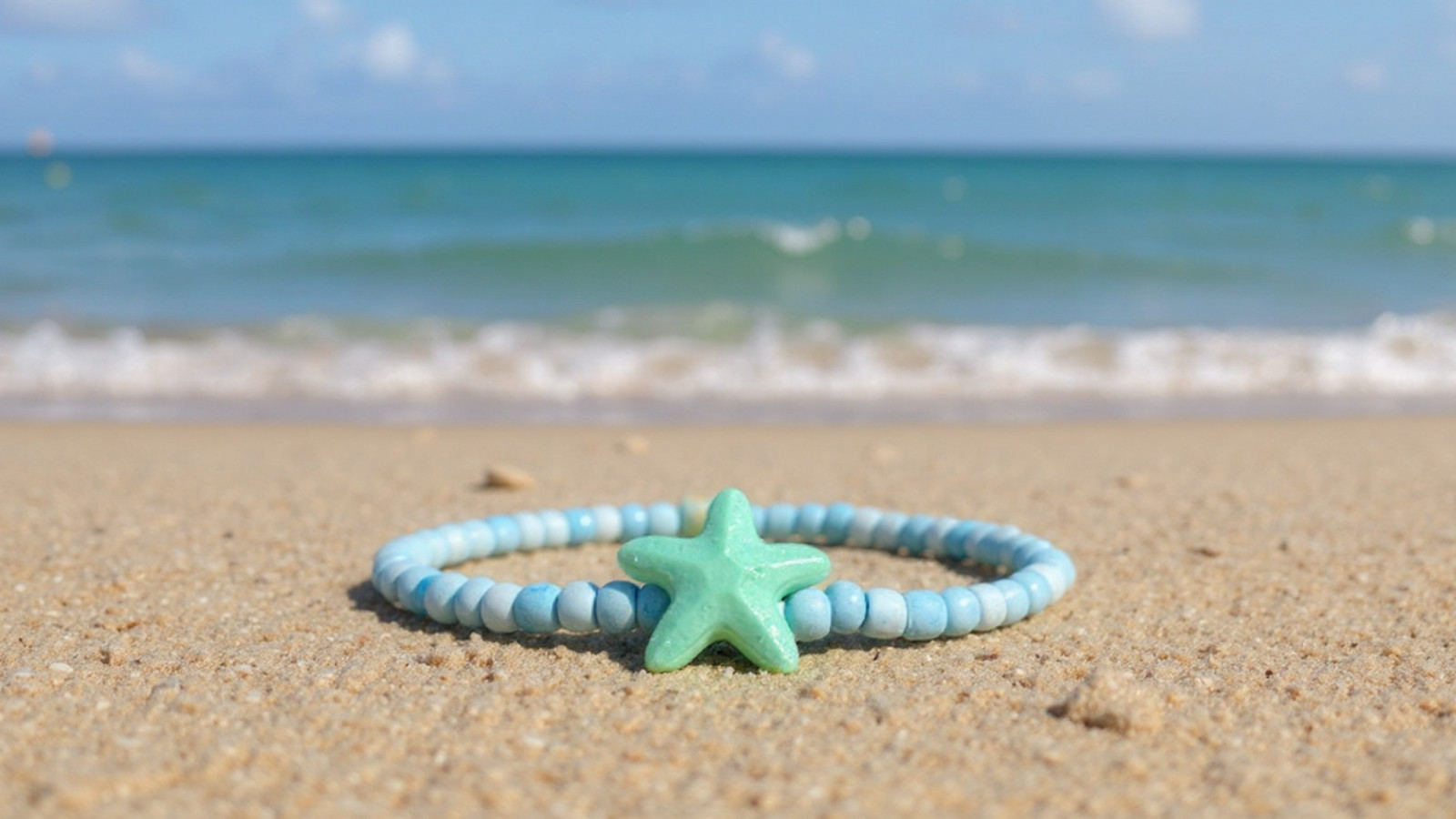 Powder Blue Starfish (Random 3) Bracelet