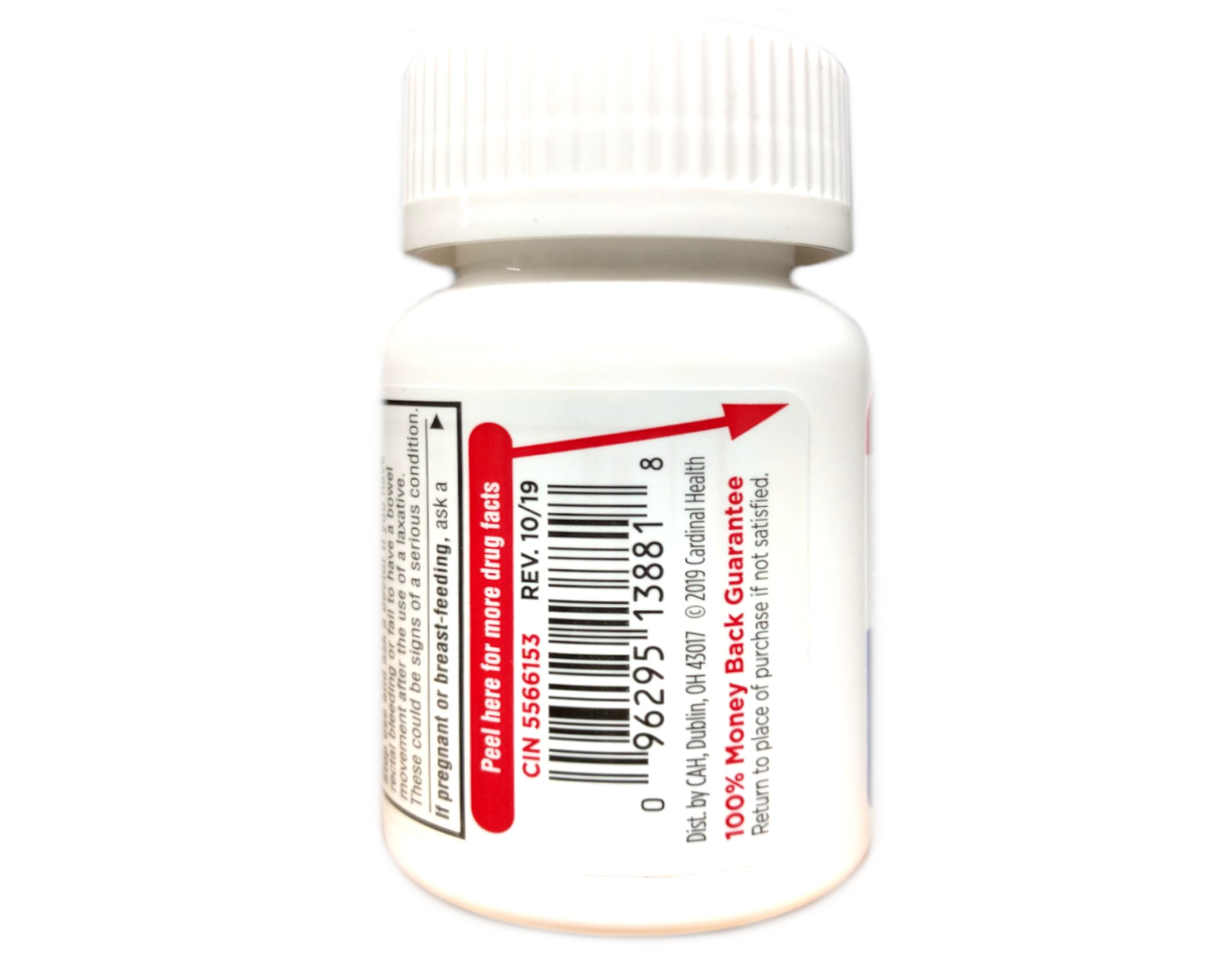 Leader Stool Softener + Stimulant Laxative, 100 Tablets - Relieves Constipation