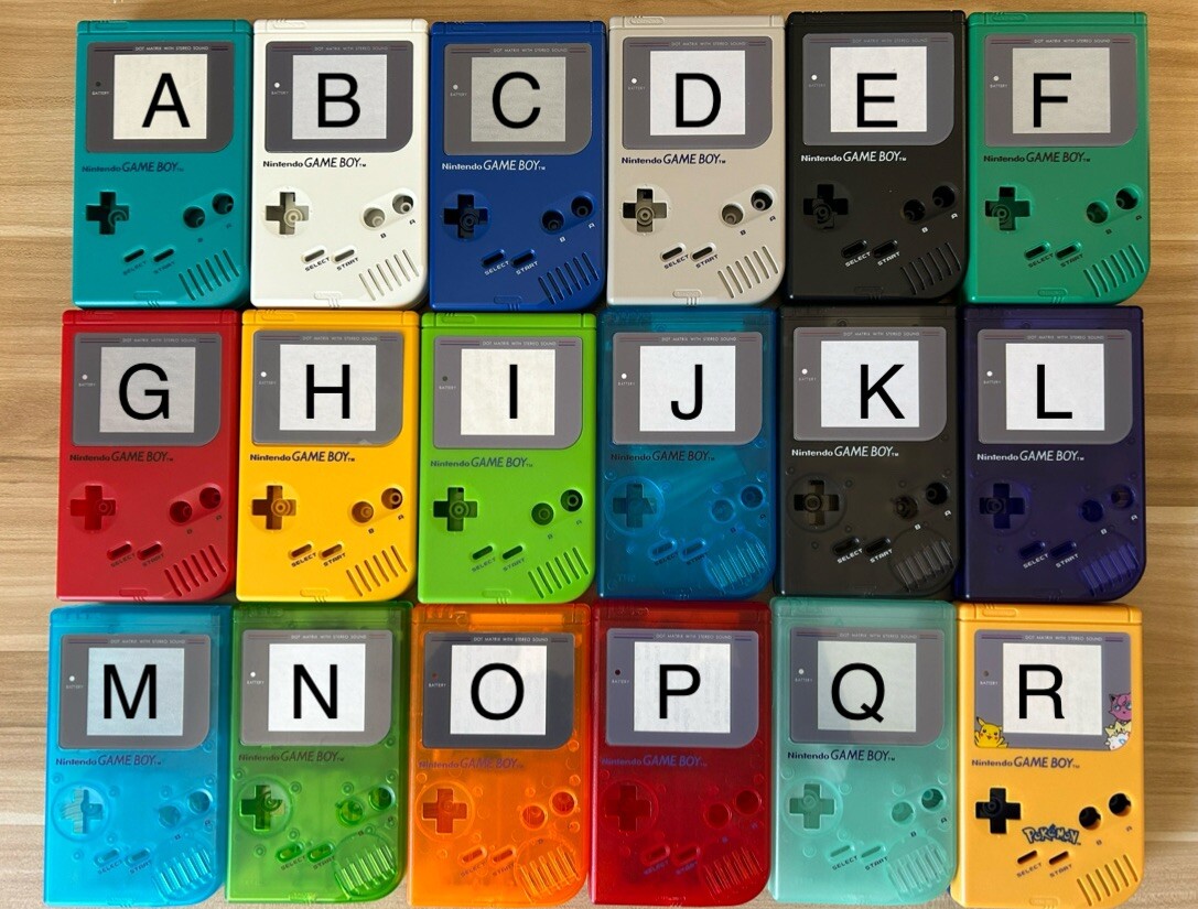 Original Game Boy DMG-01 Shell Housing **CHOOSE YOUR COLOR** Gameboy