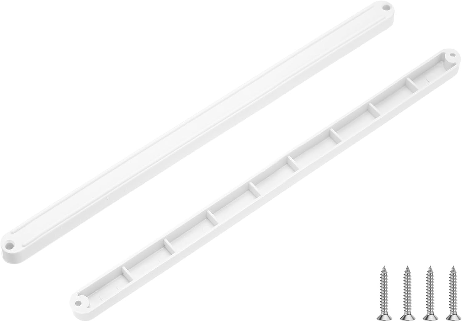 9 Inch Drawer Slides, 2 Pcs Plastic Guide Rails Side Mounted Rails with Mount...