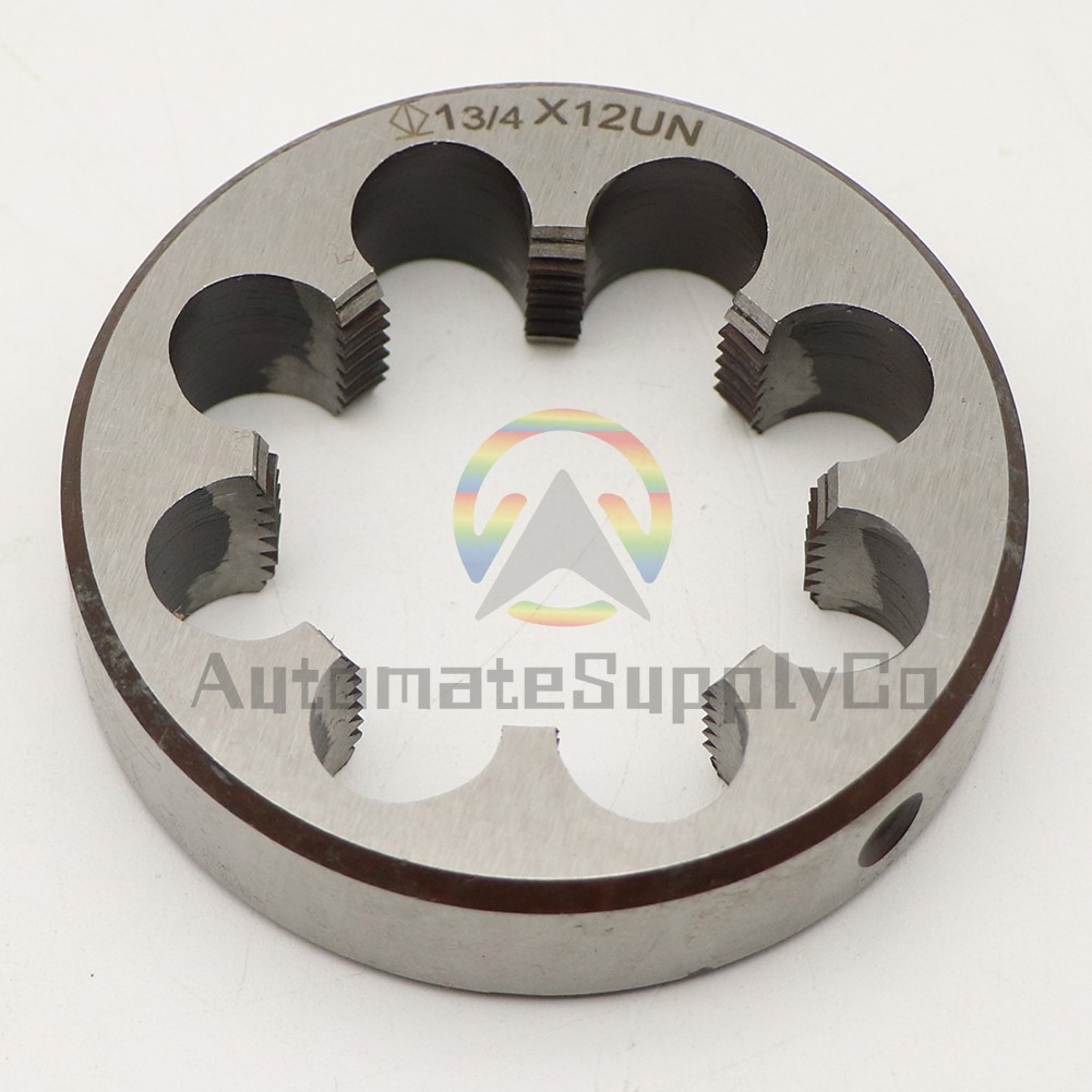 1 3/4"-12 UN Thread Die Right Hand, 1-3/4 x 12 UN Round Threading Die