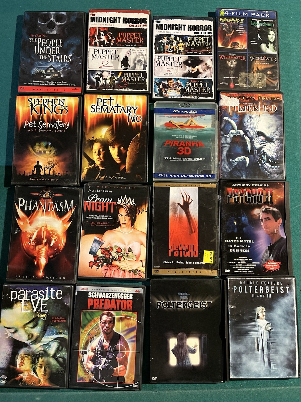 #12 HORROR DVD LOT PICK & CHOOSE Drop Down Menu $5 Flat Combined Shipping