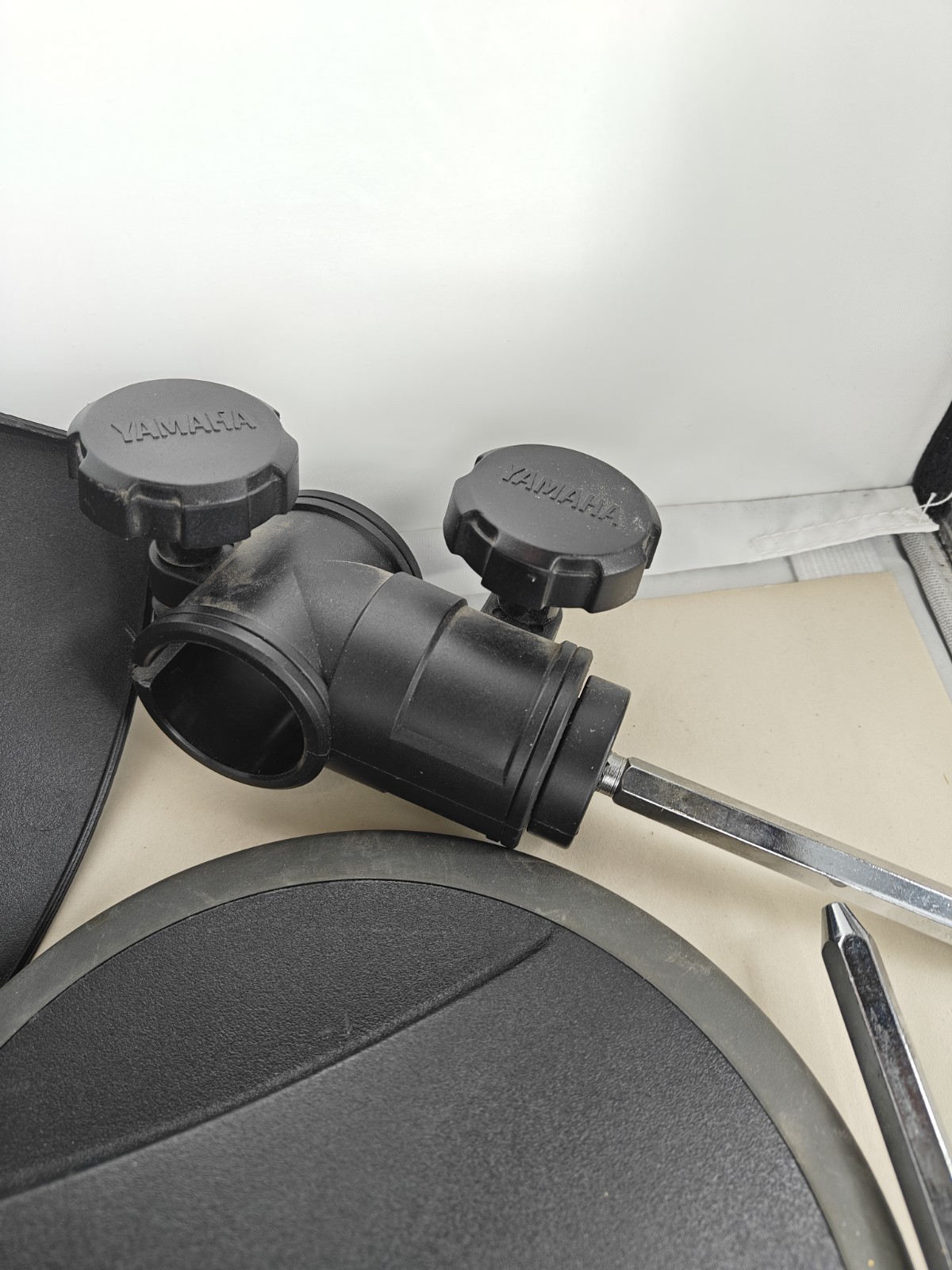 Two Yamaha PCY60 Electronic Drum Cymbal Triangle And One TP60 Trigger Pads