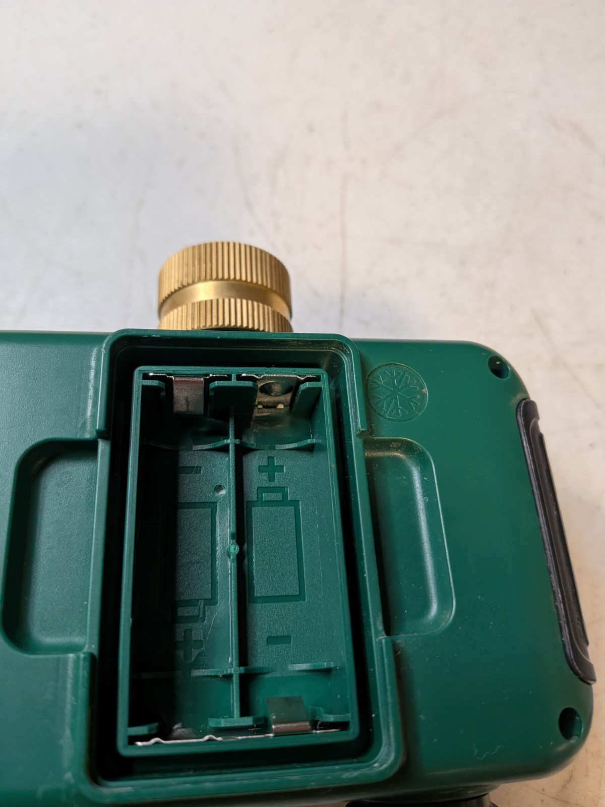 2-Zone Water Timer Brass Inlet/Outlet, Programmable Outdoor Timer