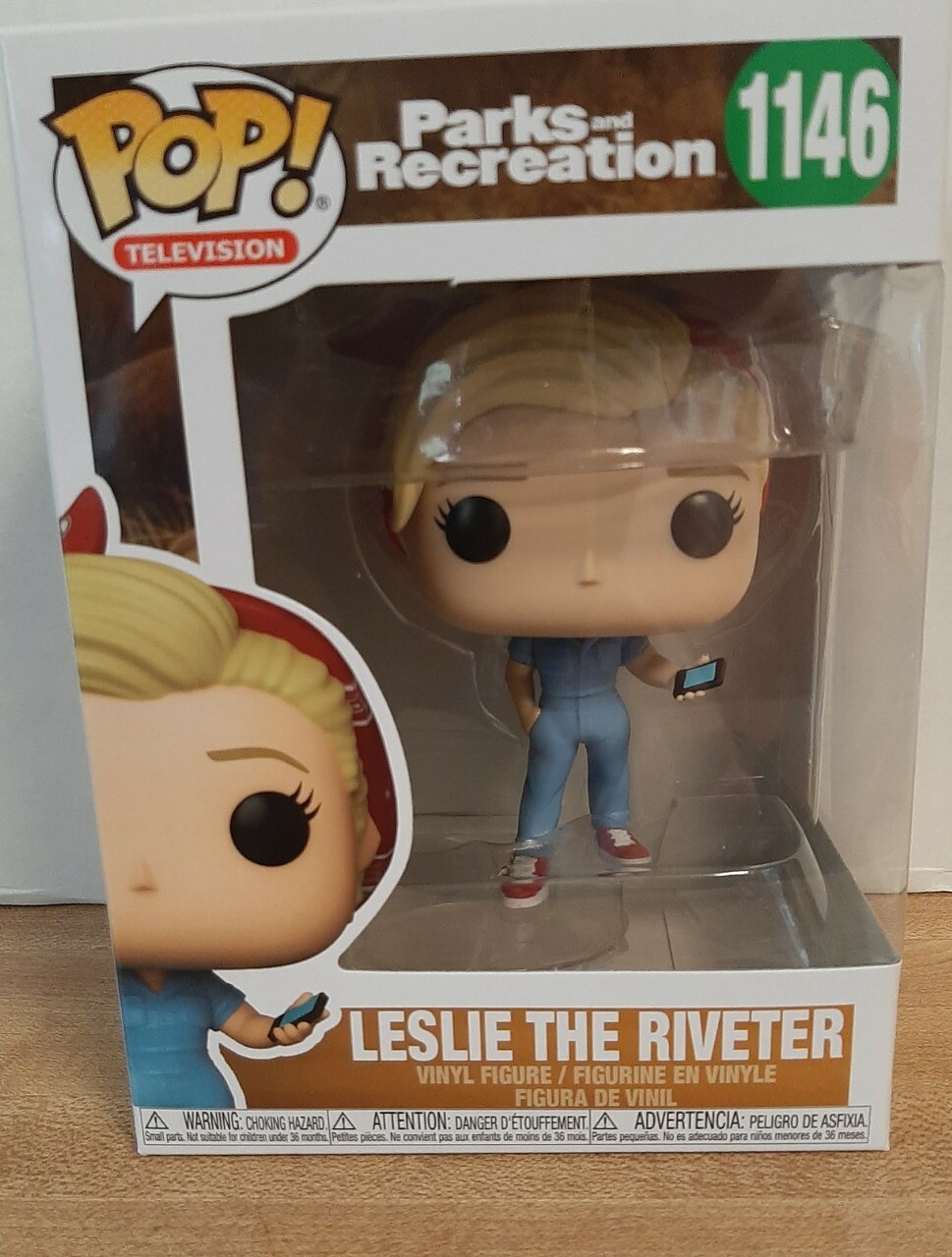 Funko Pop ~Television Parks and Recreation Leslie the Riveter ~ New Arrival 2021
