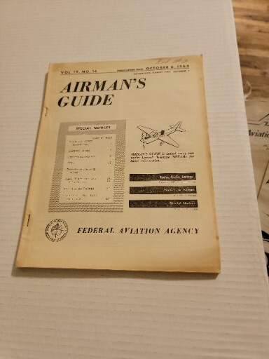 1964 FAA AIRMANS GUIDE VOL 19, NO 16 AVIATION MANUAL
