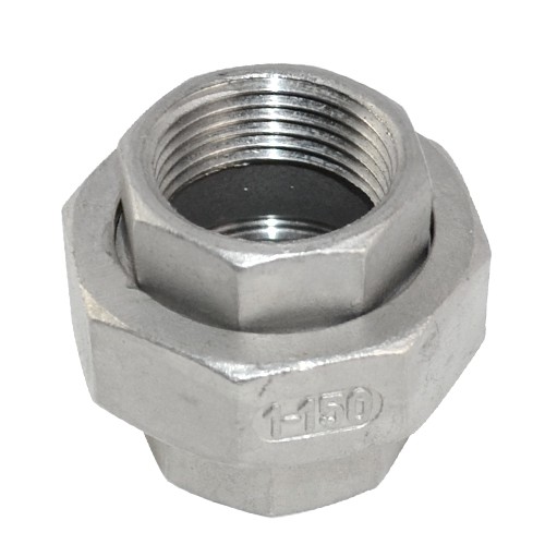 1" in inch NPT Female Straight Union Coupling Pipe Fitting stainless steel 304