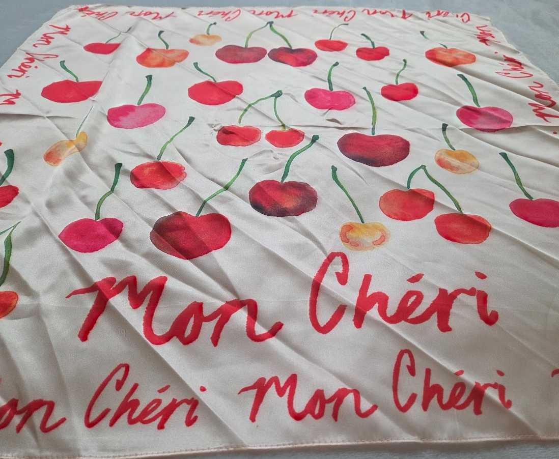 New Anthropologie Mon Cherie cherries cherry scarf
