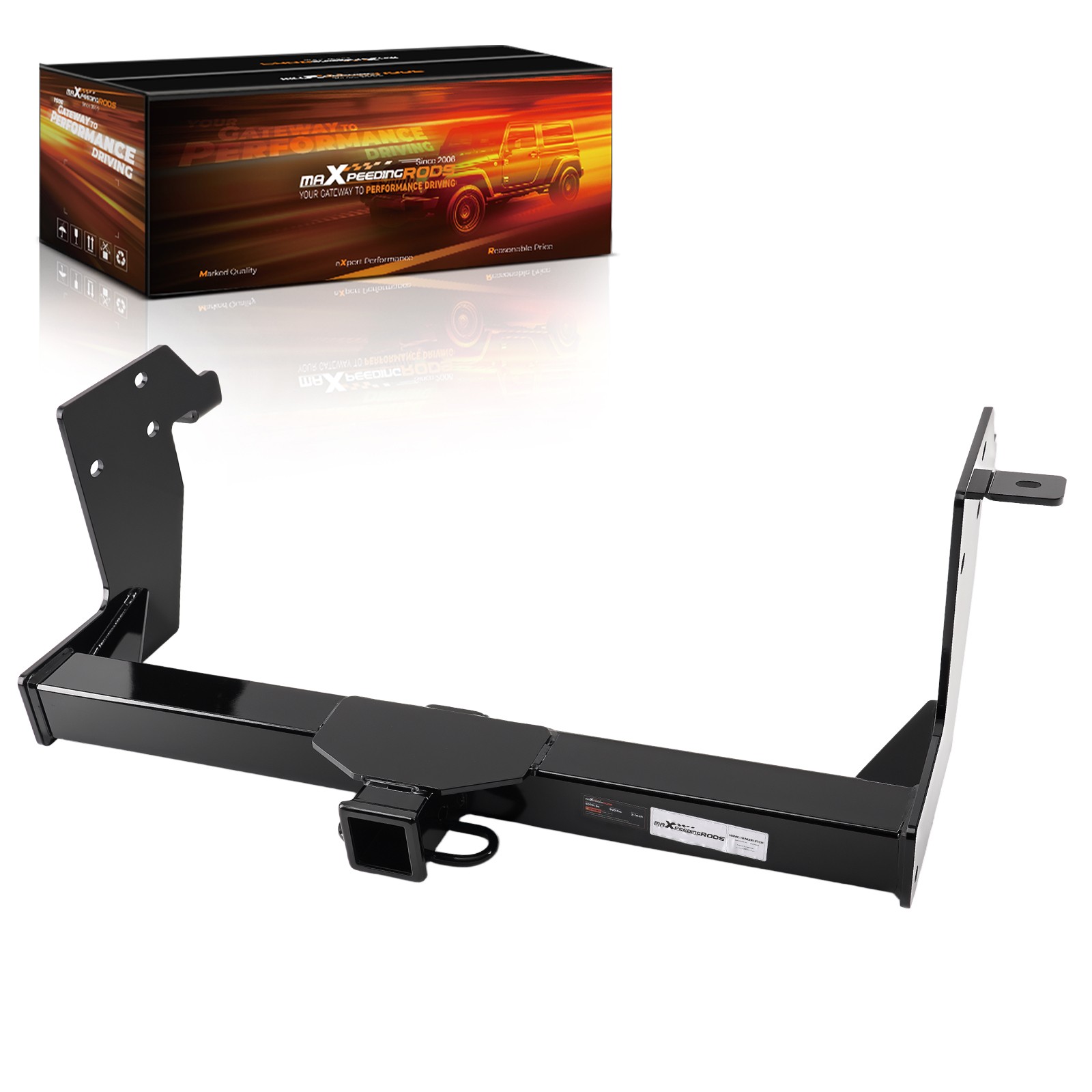 2" Class 3 Trailer Hitch for Mercedes-Benz Sprinter 2500 3500 2010-2025 6000lbs