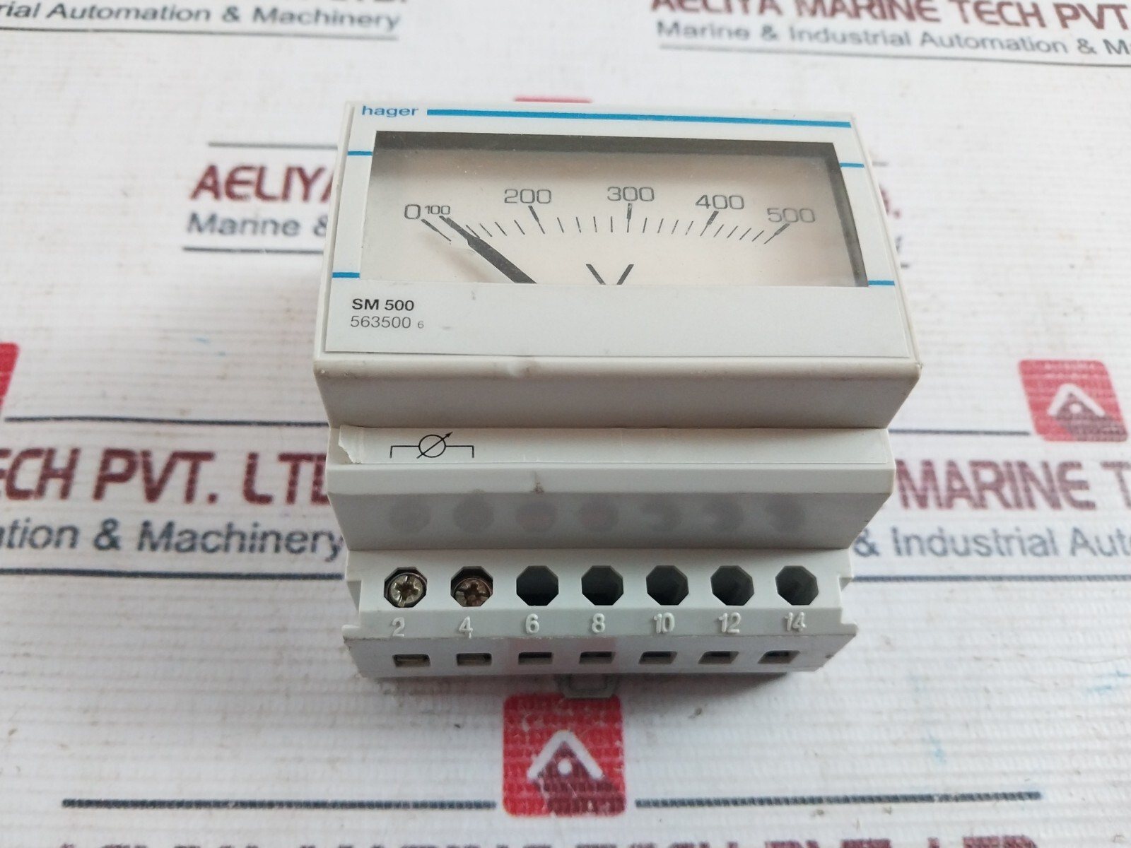 Hager SM 500 Voltmeter 0-500V