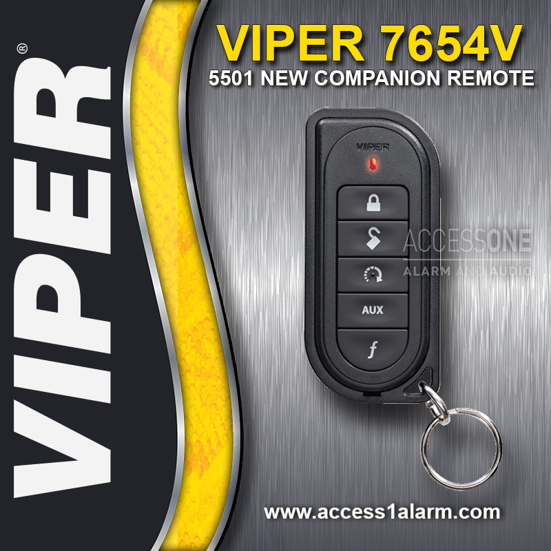 Viper 7654V 1-Way 5-Button Replacement Remote Control Transmitter For The 5501