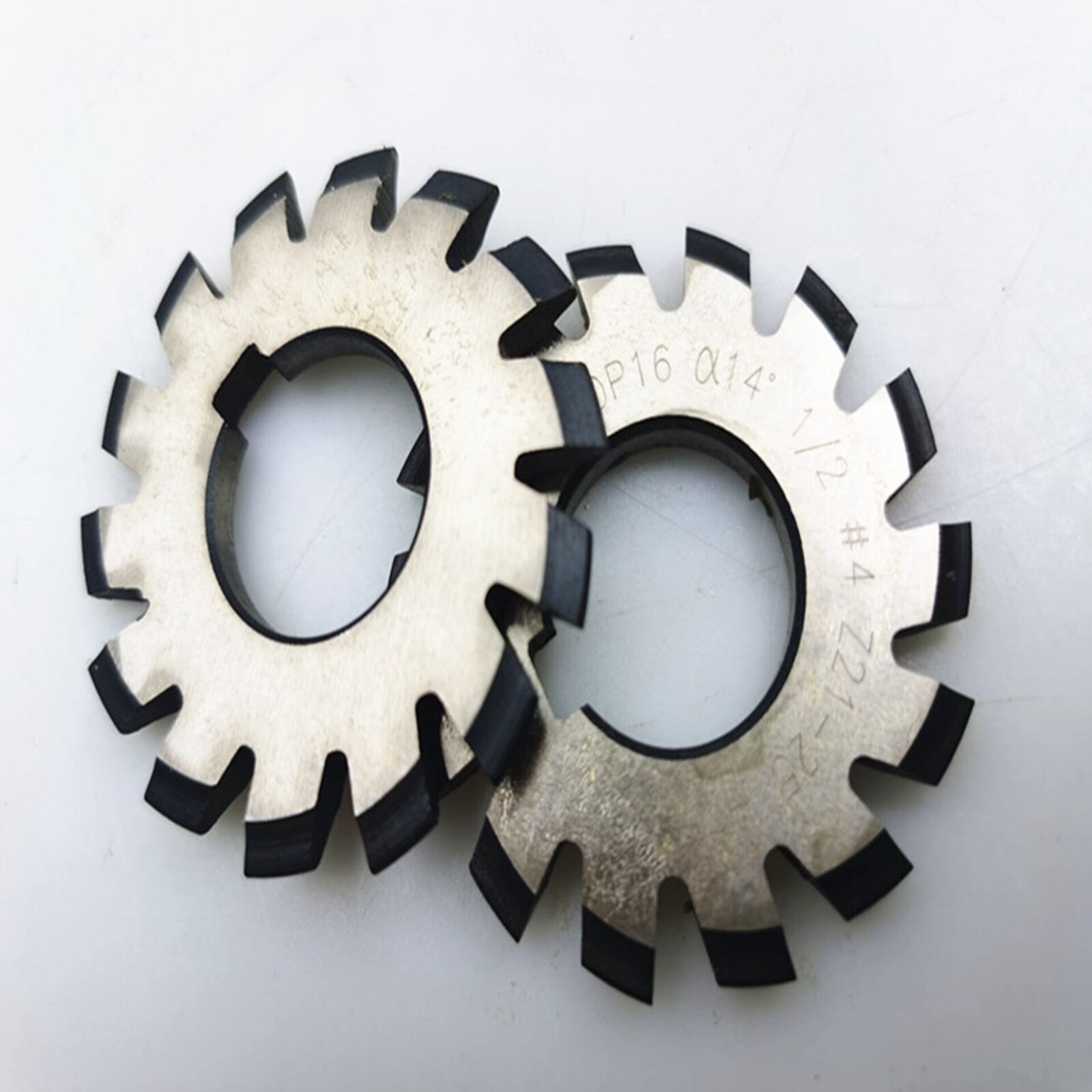 8PCS/BOX ID27MM HSS DP6 14-1/2 Degree #1-8 Involute Gear Cutters