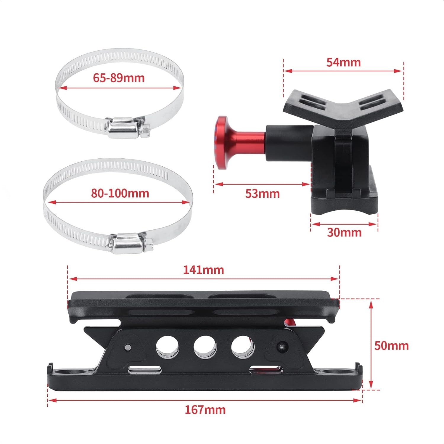 Universal Fire Extinguisher Mount Holder Bracket, Adjustable Quick Release Ro...