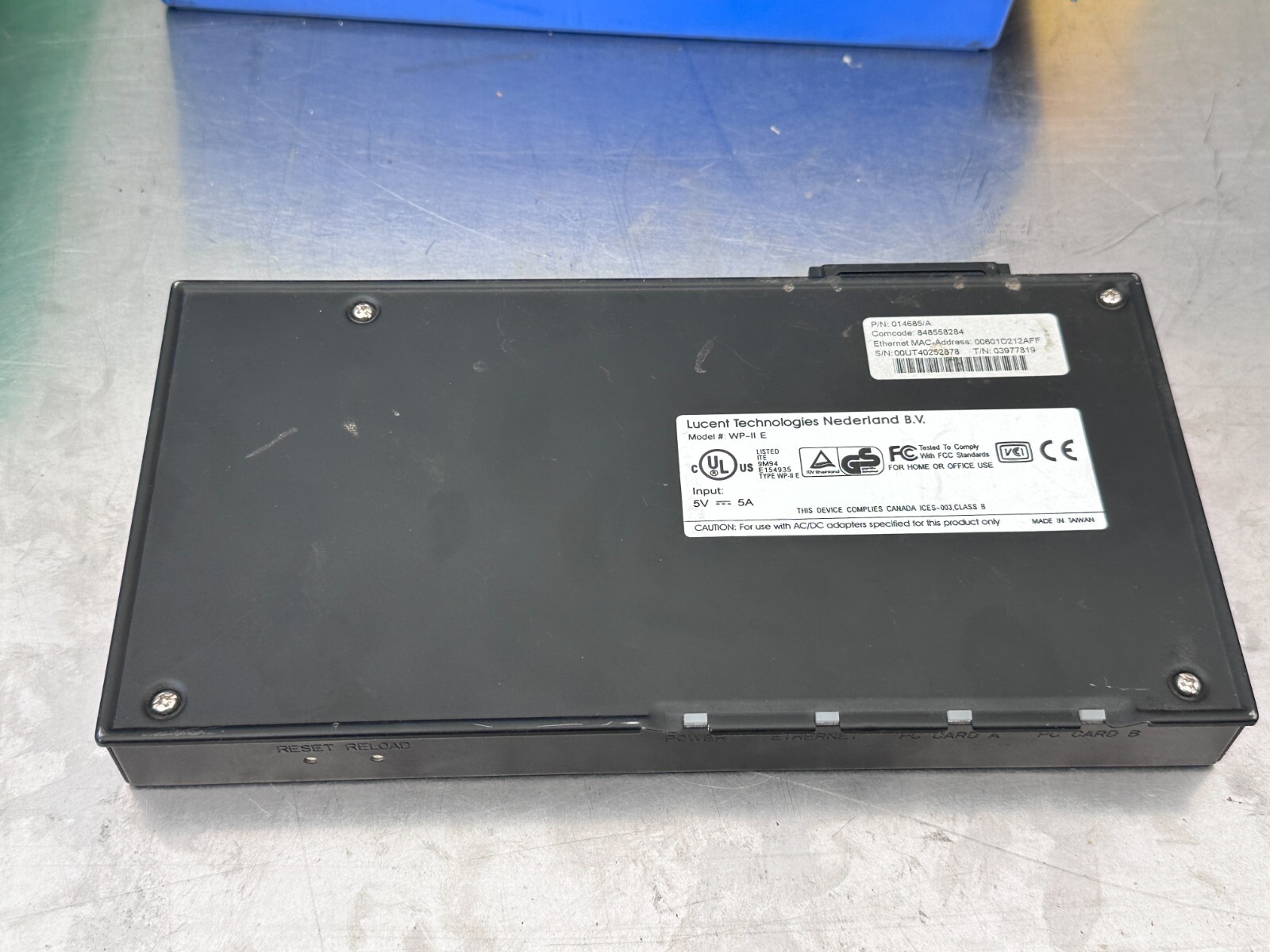Lucent Technologies 014685/A, Model # WP-II E