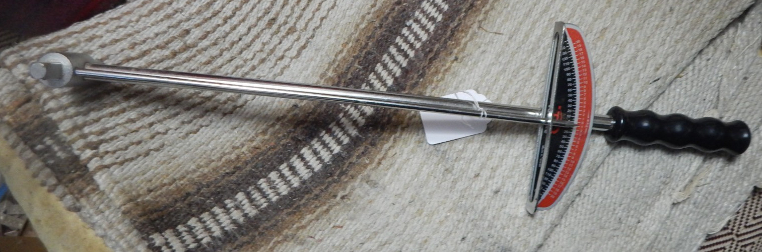2 size end torque wrench-Tooluxe  poundsor feet  tool  auto mechanic