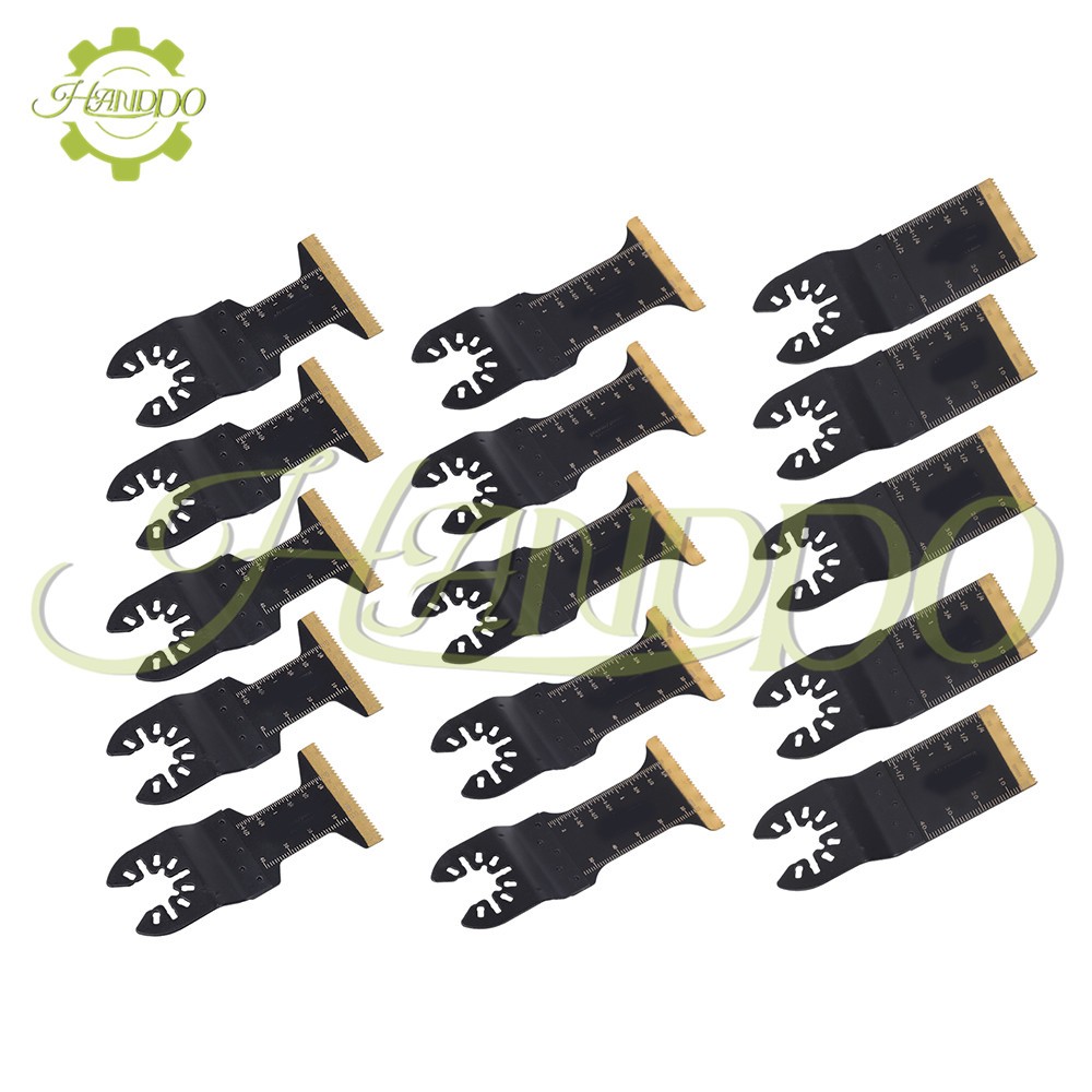 15Pack Oscillating Saw Blades Multitool Blade Metal Cutting for Wood Nails