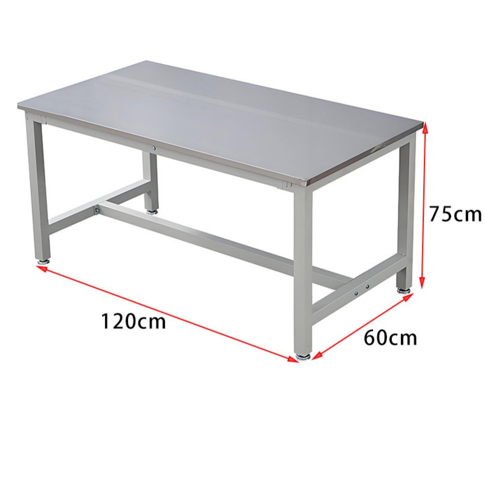 Stainless Steel Work Table Rustproof Stainless Steel Workbench Science Station