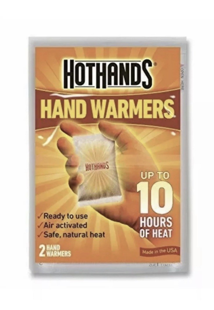 40 Individual Hand Warmers, 20 Pairs of 2 Hot Hands, up to 10hrs Heat, ski 03/26