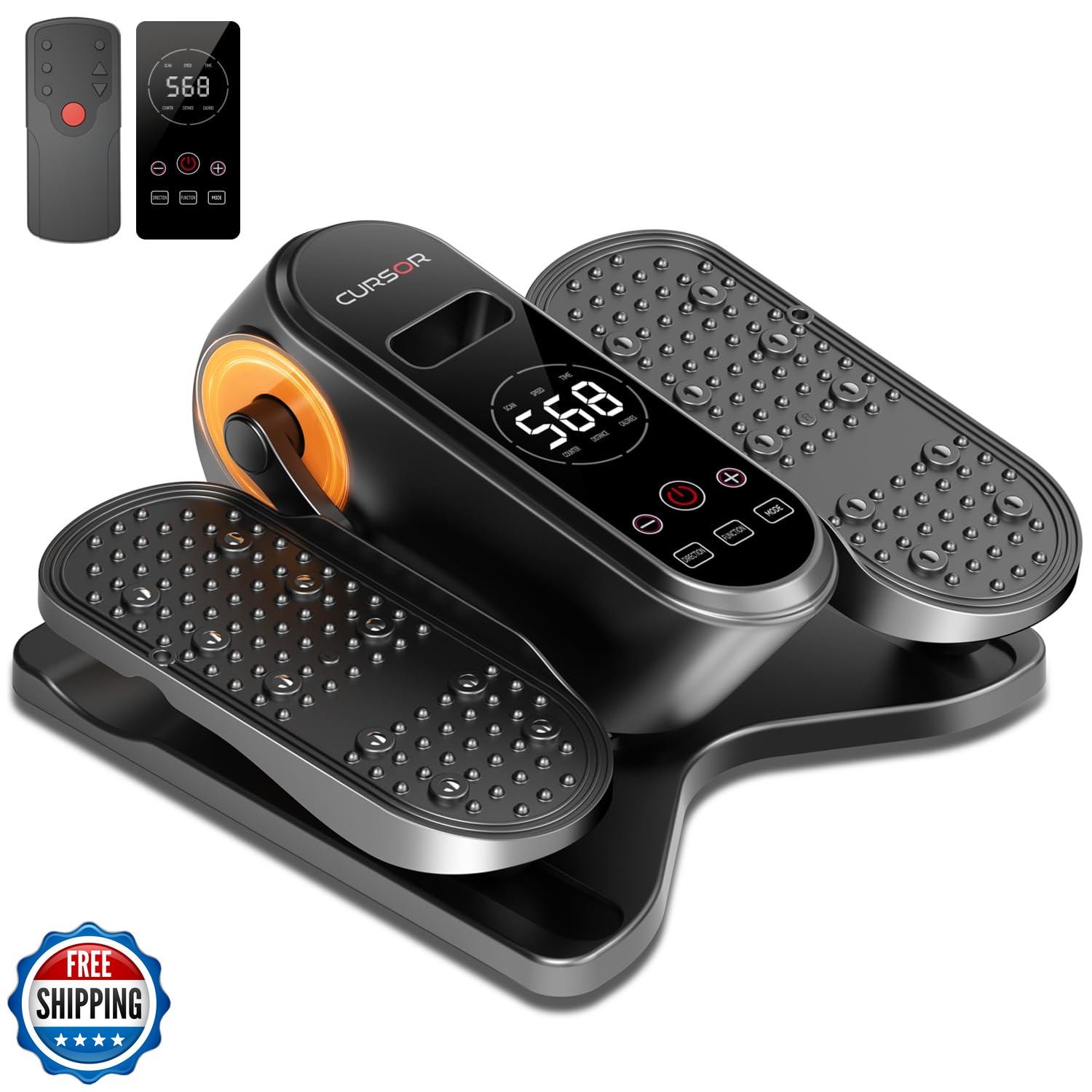 Under Desk Elliptical Machine, Electric Ellipse Leg Exerciser as Seen on Tv f