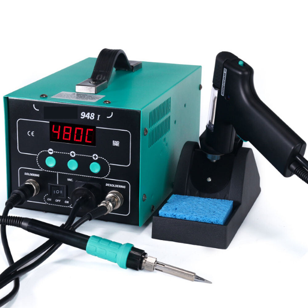 Suction Tin Gun Desoldering Station Hot Air Gun Soldering Iron Welding Station