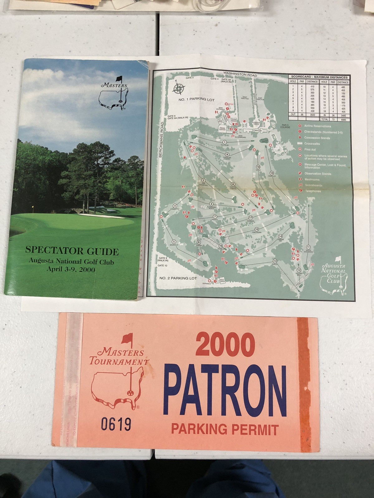 2000 Masters Golf Patrons Package