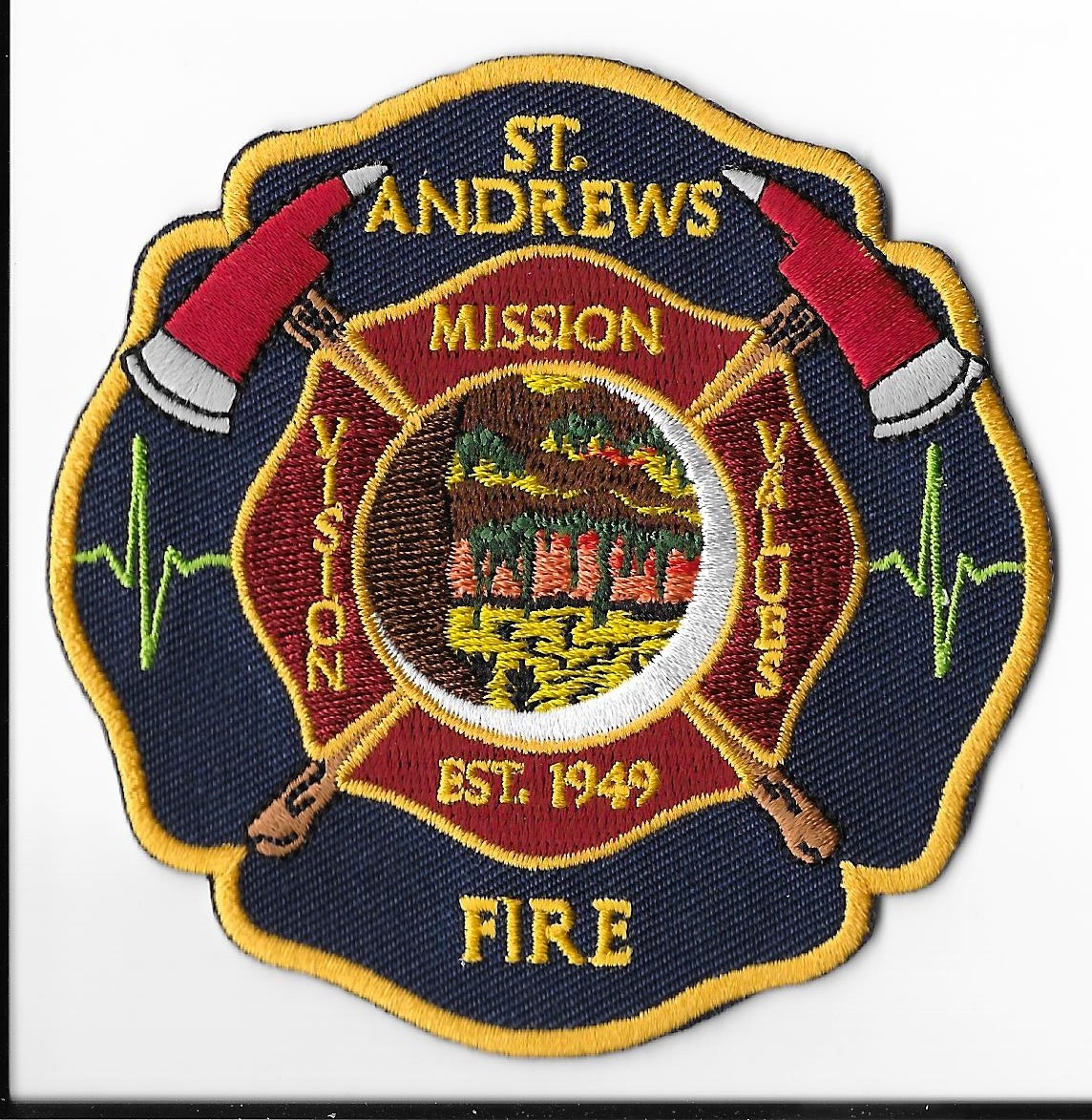 St. Andrews Fire Department, South Carolina Shoulder Patch V2