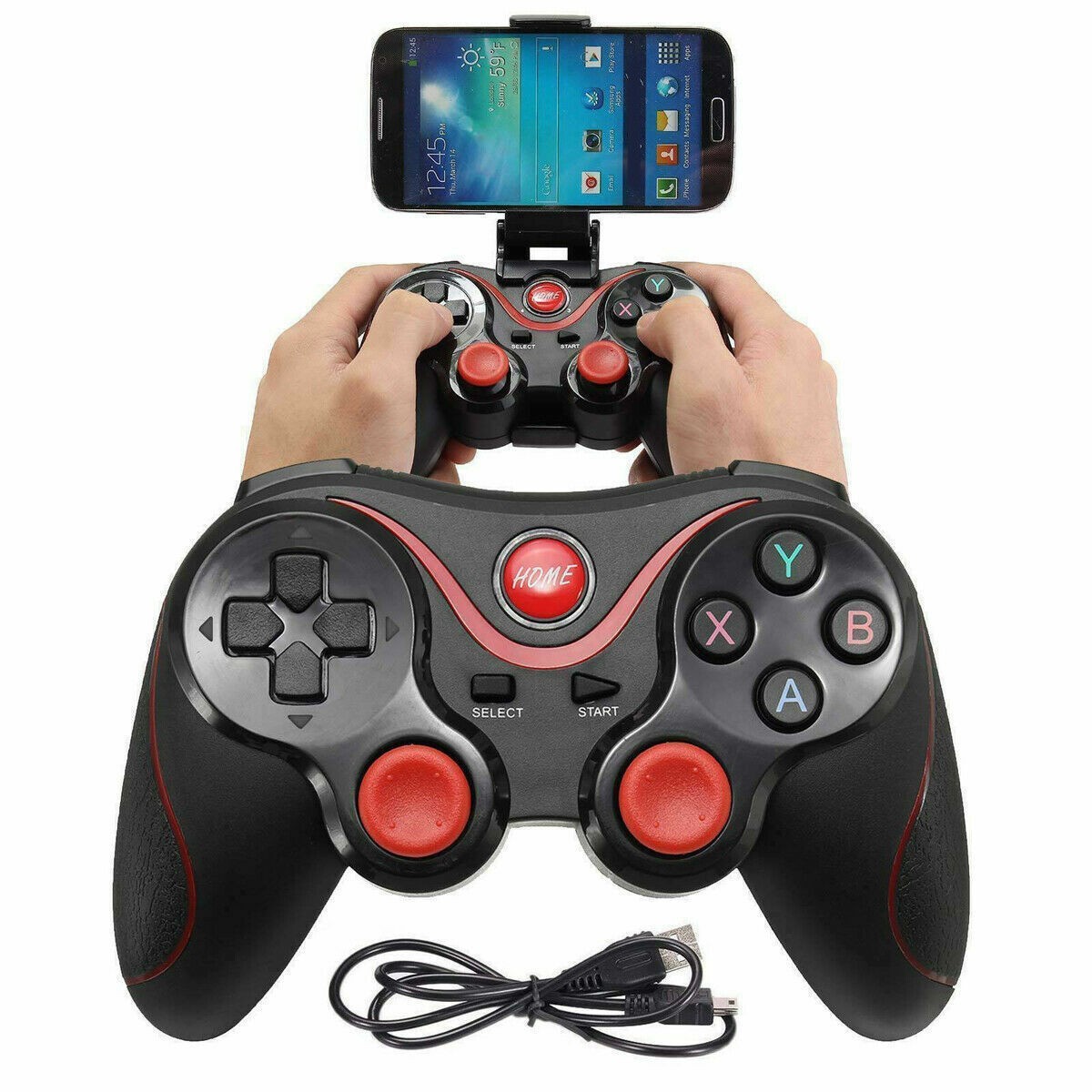 Mobile Controller Gamepad Bluetooth Black for iOS /Android PC Tablet Smartphone