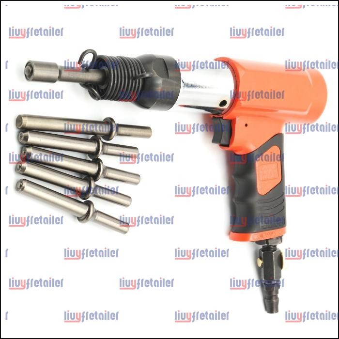 New Pneumatic Riveter Advertisement Nameplate Air Rivet Gun for 3-8MM Screw Nut