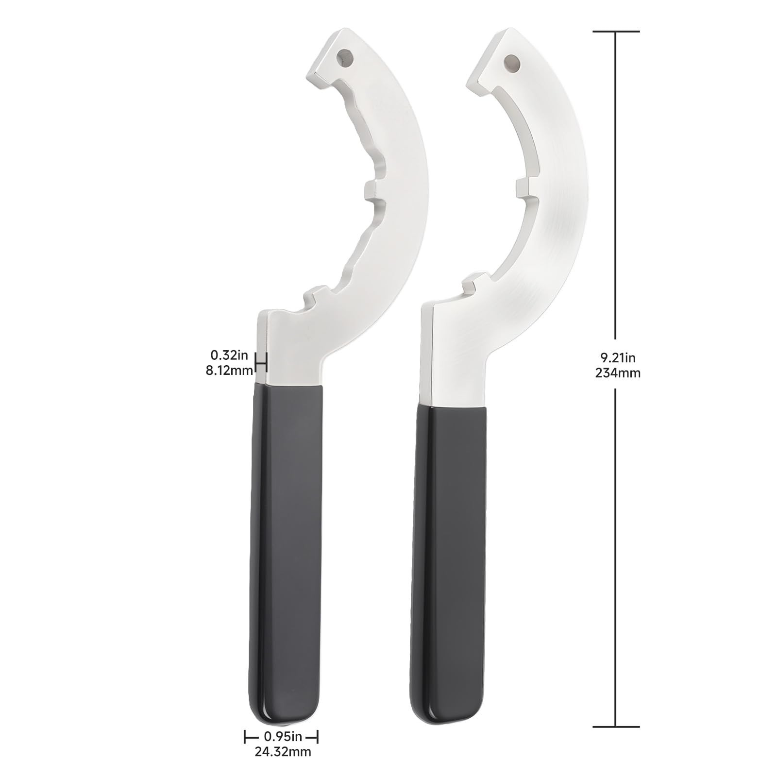 T114W Spanner Wrench Set Compatible with QA1 CoilOver Shock Absorber Adjusta