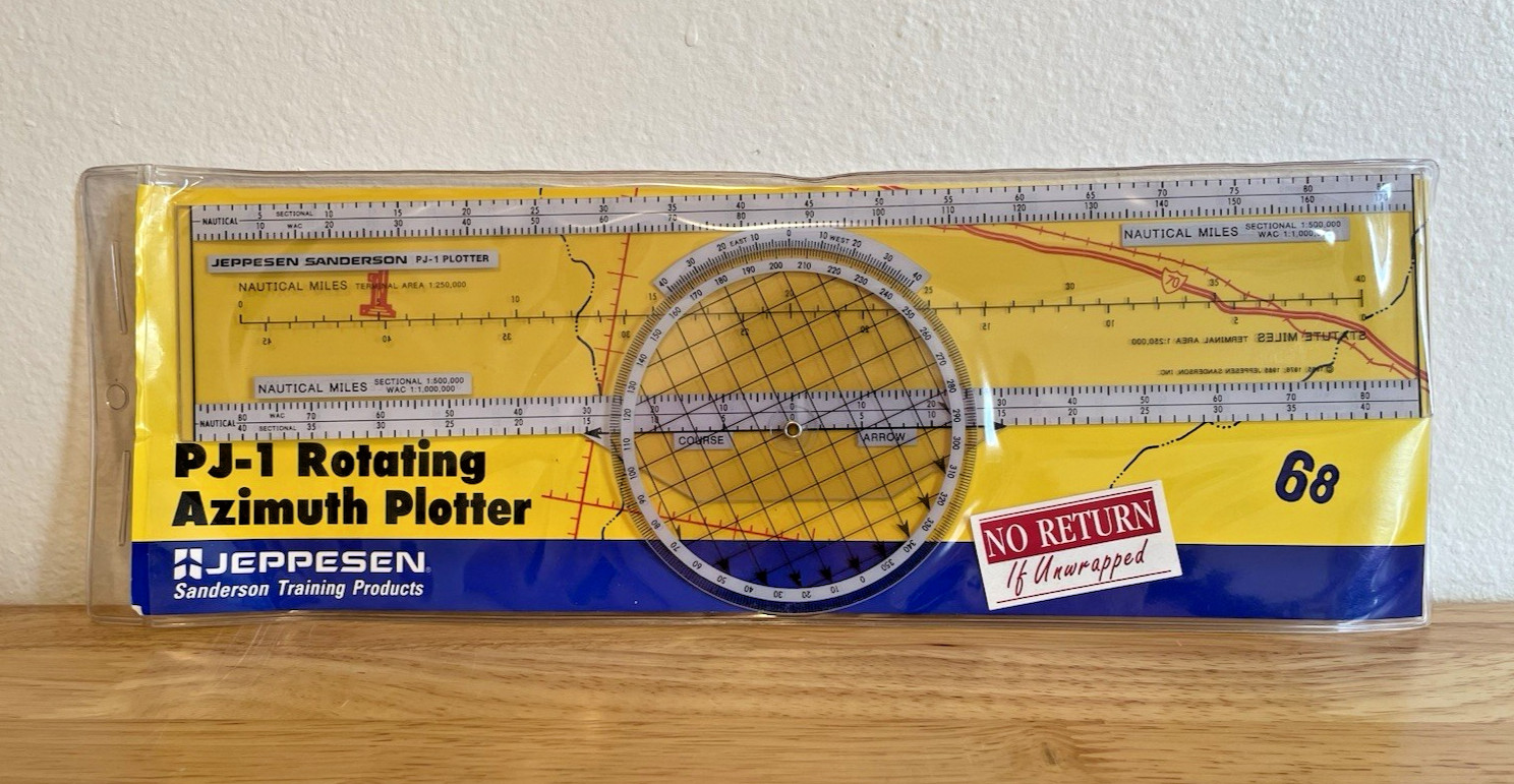 Jeppesen PJ-1 Rotating Azimuth Plotter JE526501
